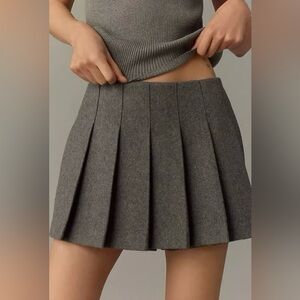 Mare Mare Anthropologie Wool Blend Winter Skort